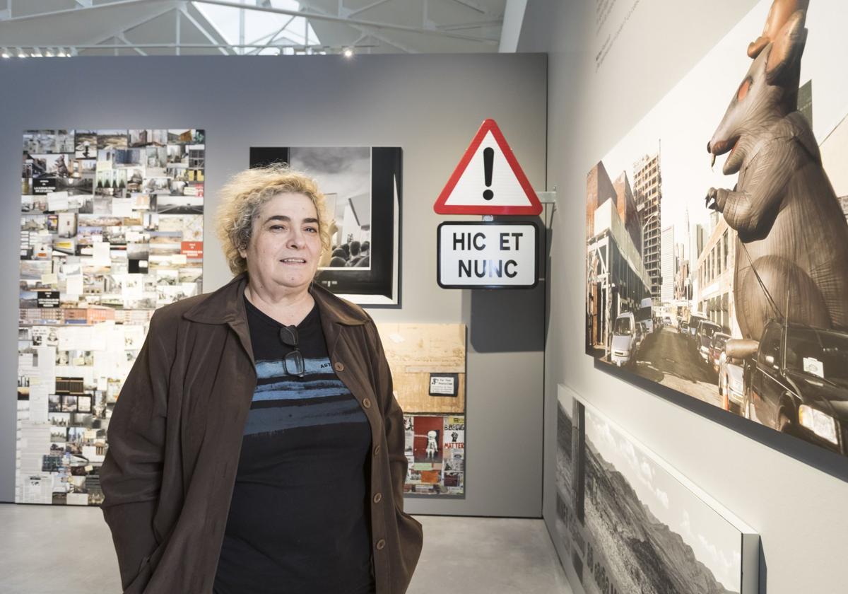 Montserrat Soto ha protagonizado en Gamazo la exposición de Enaire desde marzo.