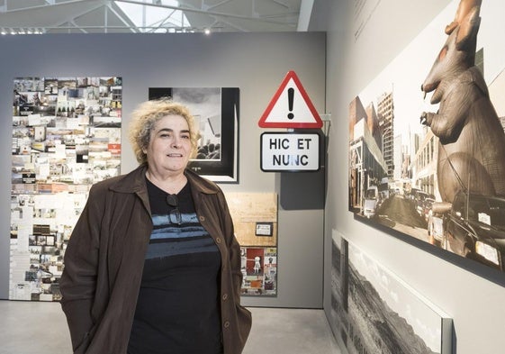 Montserrat Soto ha protagonizado en Gamazo la exposición de Enaire desde marzo.