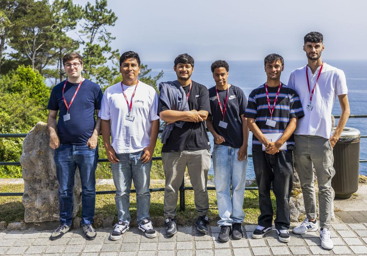 Diego Franganillo, José María Chacón, Christian Contreras, Ehwel Rodríguez, Joan Méndez y Asier González.