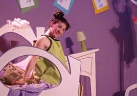 Concha Quintana interpreta mañana la obra 'Mica Mita' en Cuchía.