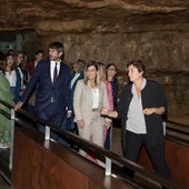 Última visita del ministro de Cultura a Altamira.