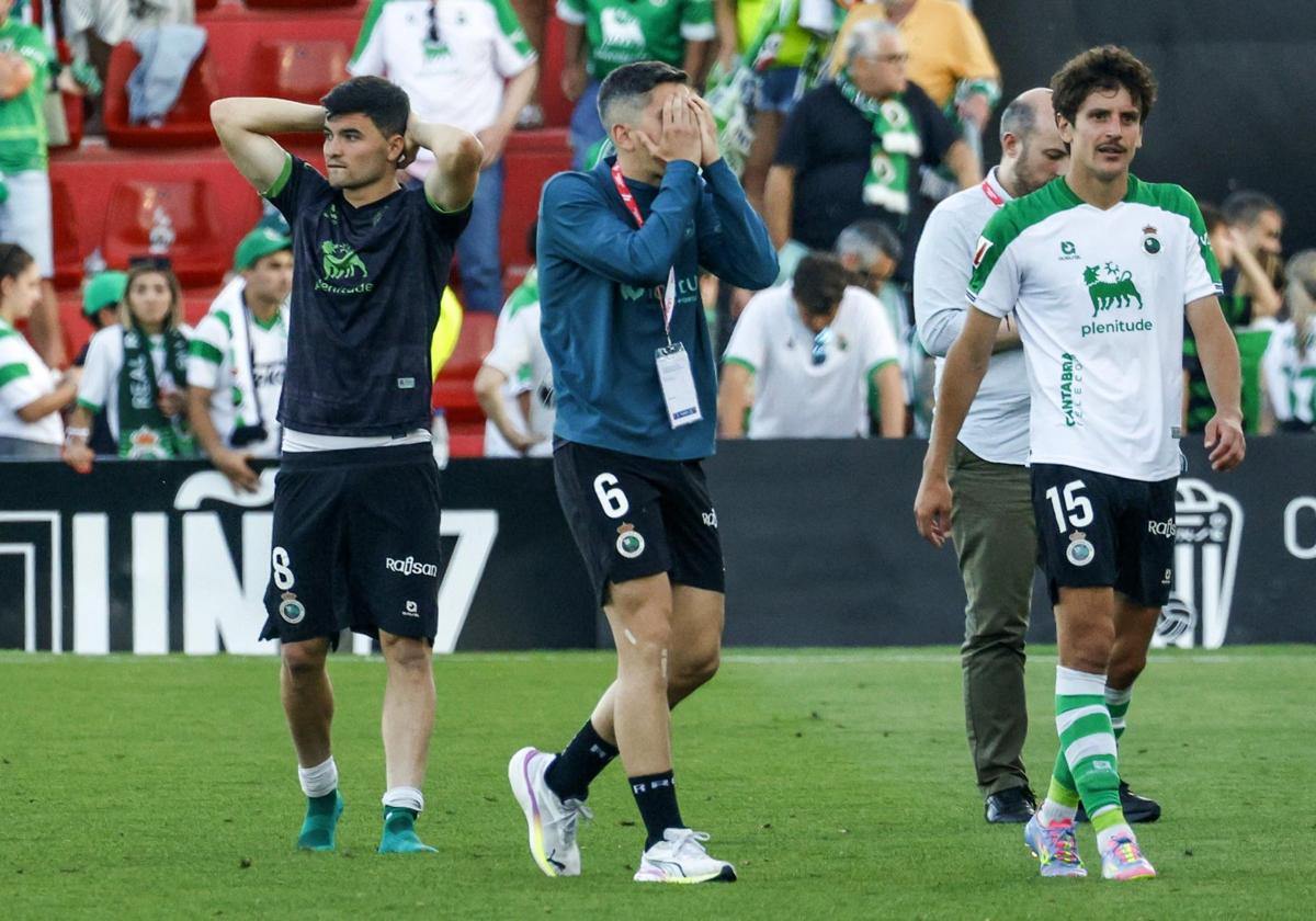 Marco Sangalli, a la derecha, junto a Aritz Aldasoro e Íñigo Sainz-Maza.