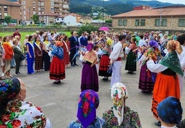 Los Corrales sí pudo celebrar su Baile al Santo en la mañana del Día Grande de San Juan