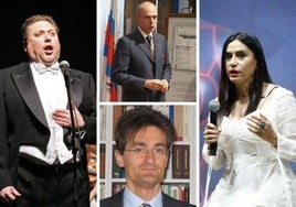 José Manuel Conde, Fernando Mirapeix, Francsico A. González Redondo y Odette Álvarez, galardonados de este año.