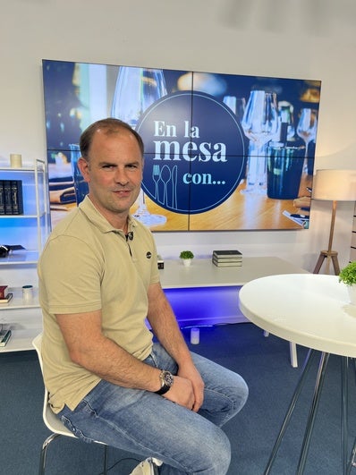 Álvaro Pereda, en las instalaciones de El Diario Montañés.