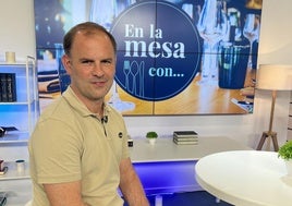 Álvaro Pereda, en las instalaciones de El Diario Montañés.