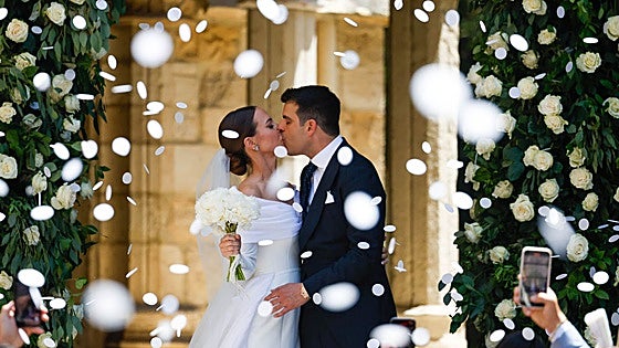 El 'sí, quiero' de Nacho Boluda y Lucía Gutiérrez en la boda del año en Santander