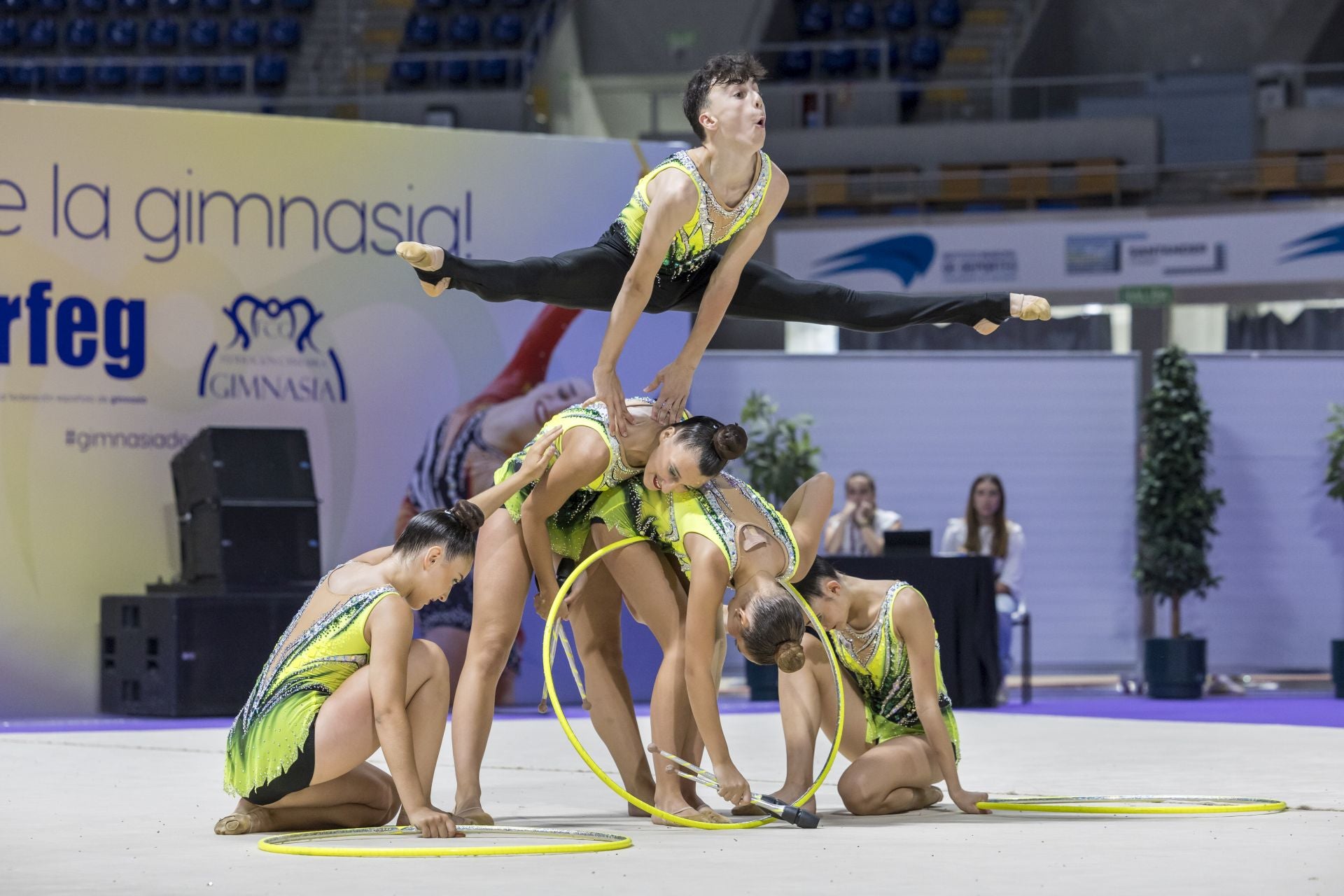 Final de una de las coreografías