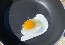 Experimento del huevo en Valderredible.