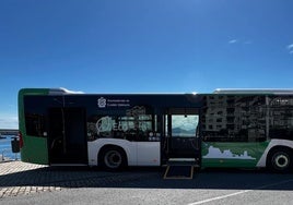 Uno de los nuevos vehículos del Castrobús.