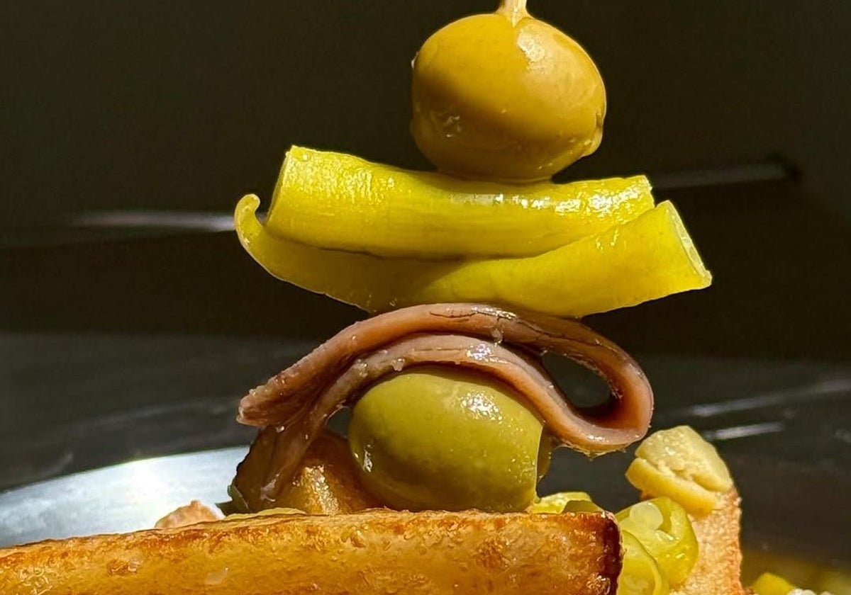 Una gilda es una de las tapas más exquisitas de la gastronomía española.