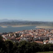 Vista de Santoña desde el monte.
