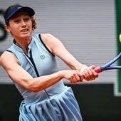 Cristina Bucsa, en Wimbledon.