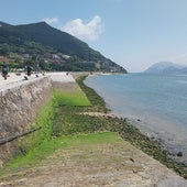 Estado de la playa de El Pasaje de Santoña.