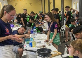 El Mercado de Sarón acogió el concurso de tortillas.