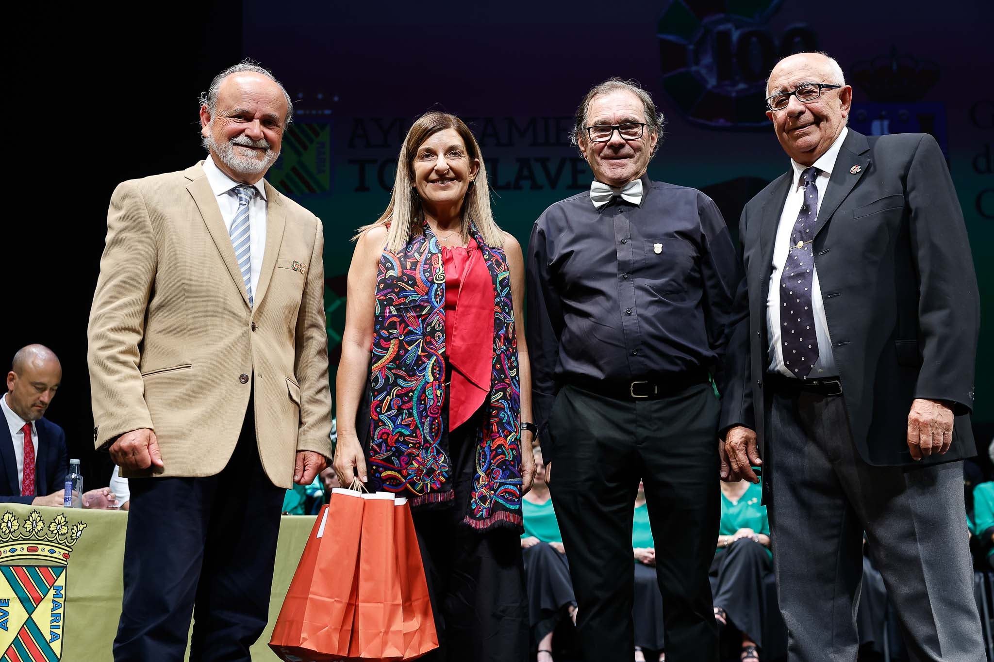 José Nicasio Gutiérrez, María José Sáenz de Buruaga, Manuel Egusquiza y Emilio Centeno.