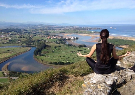 Vistas desde lo alto del monte La Picota, en Piélagos.