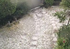 Fuerte granizada en Liébana y Valderredible