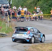 Surhayen Pernía, con su Ford Fiesta R5.