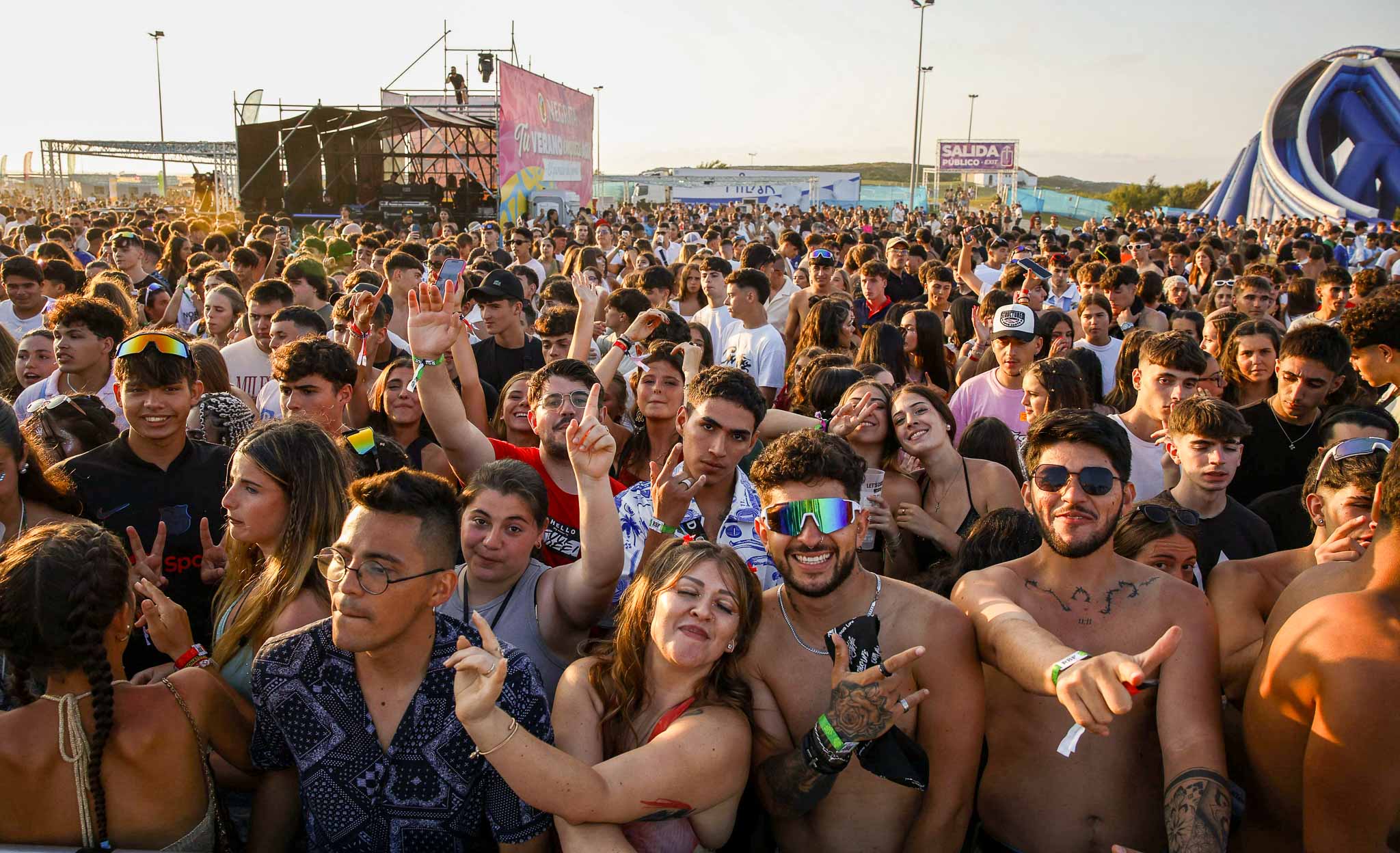 La Virgen del Mar reunió a miles de personas este sábado.