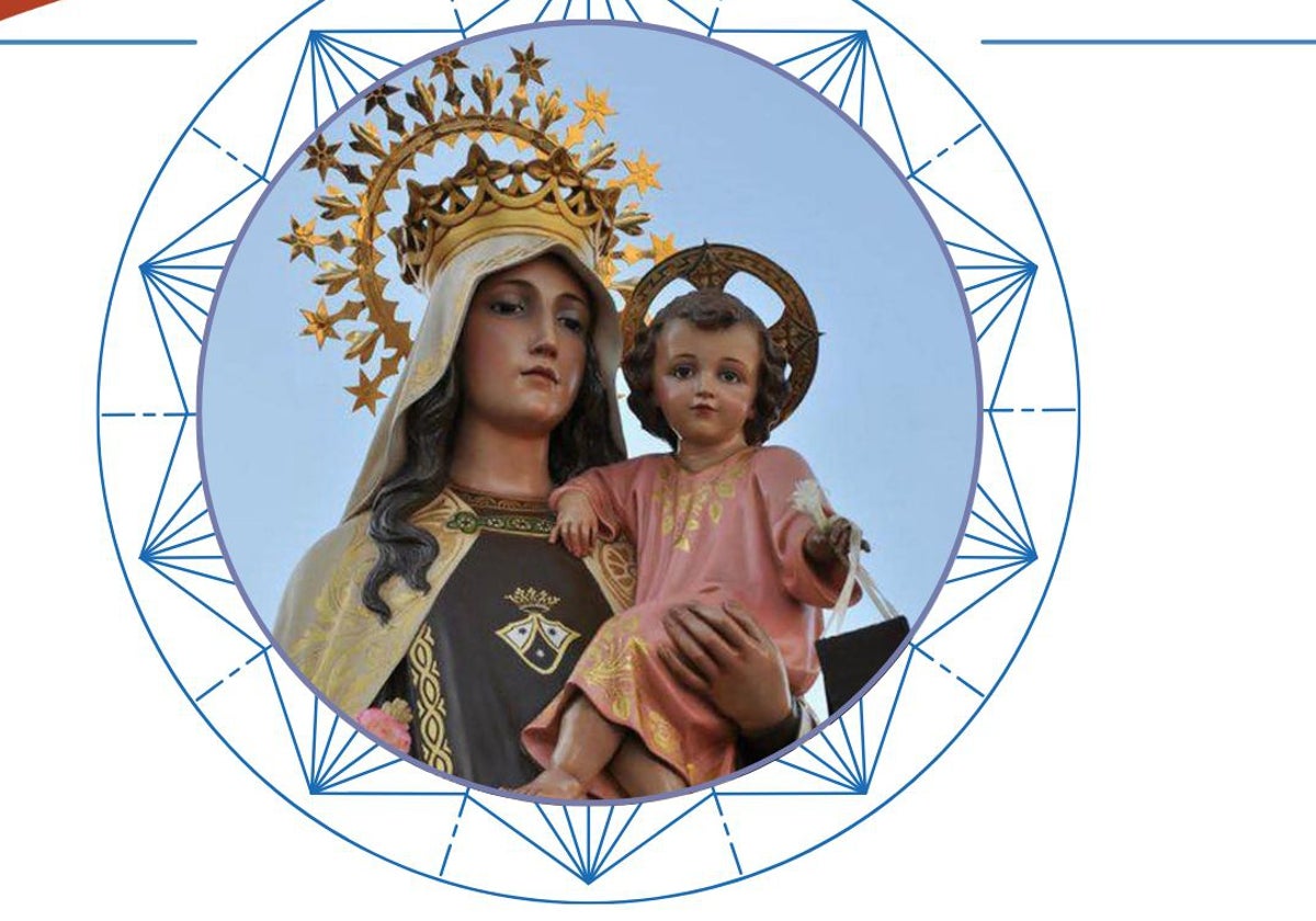 Logo del programa de la Virgen del Carmen en El Astillero.