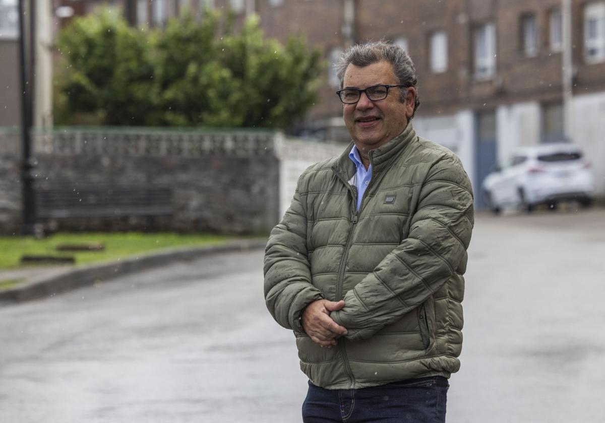 Santiago Sierra, quien ha liderado la Asociación de Vecinos de Cueto durante nueve años.
