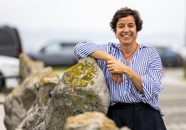 Elisa Carbonell, ayer en el Palacio de La Magdalena.