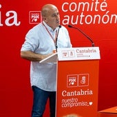 El secretario de Organización, Agustín Molleda.