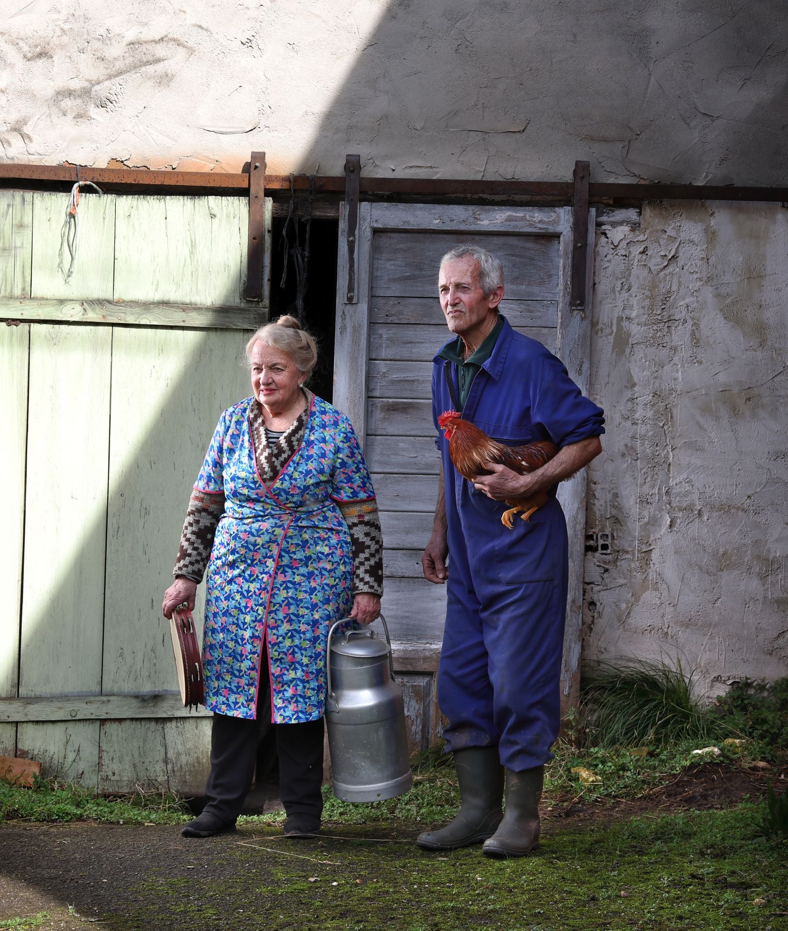 Rosa y Casimiro Martínez Callejo, vecinos de Cabezón de la Sal, uno de los retratos del proyecto