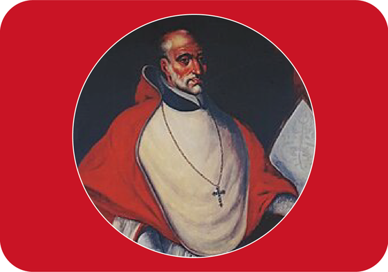 Retrato del primer obispo de Guatemala, Francisco de Marroquín.