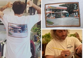 La camiseta viral de la gasolinera Trinidad de Loredo