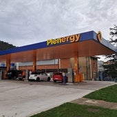 Estación de servicio de Plenergy en la localidad de Cartes.
