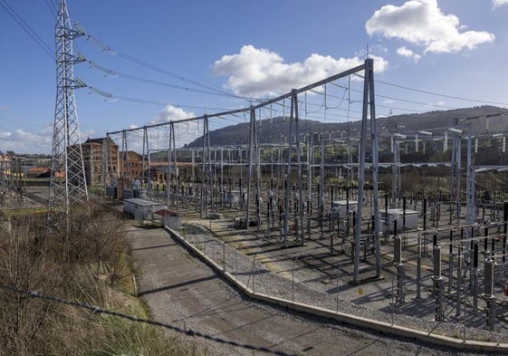 Estación eléctrica de Viesgo en Astillero.
