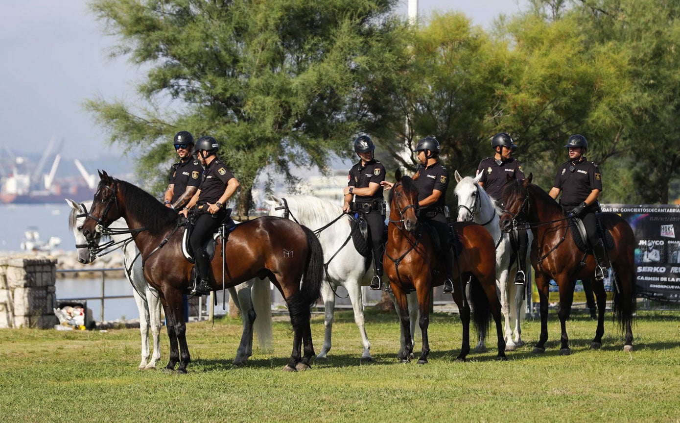 La Unidad de Caballería patrullará playas, parques y zonas de difícil acceso.