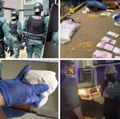 En la operación Galcos la Guardia Civil encontró diferentes cantidades de droga, intervino 411.000 euros y detuvo a tres personas.