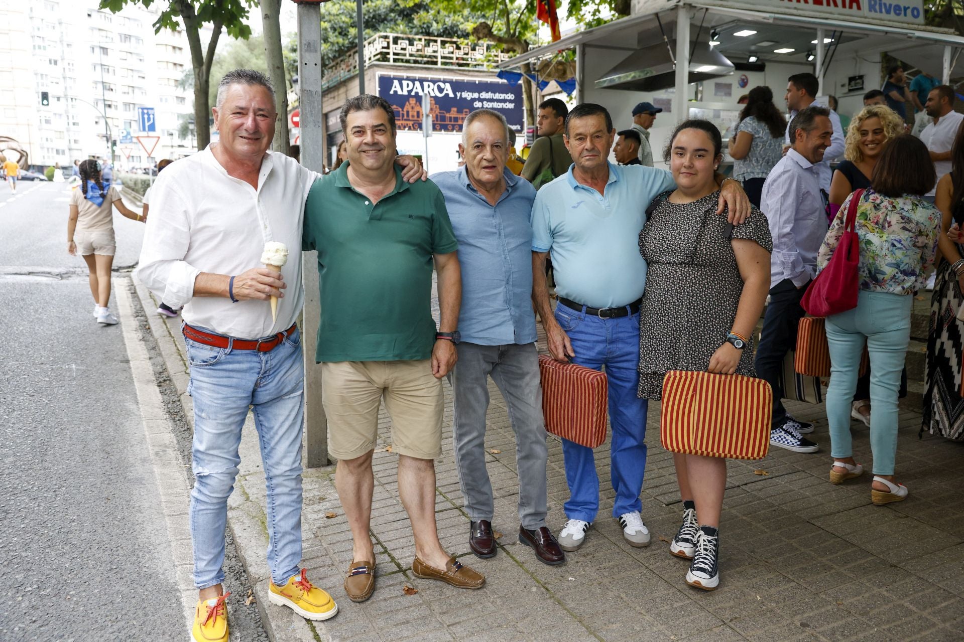 Ángel Julio Cabrero, Manuel Alfonso Herrera, José Antonio López, José Antonio González y Daniela González.