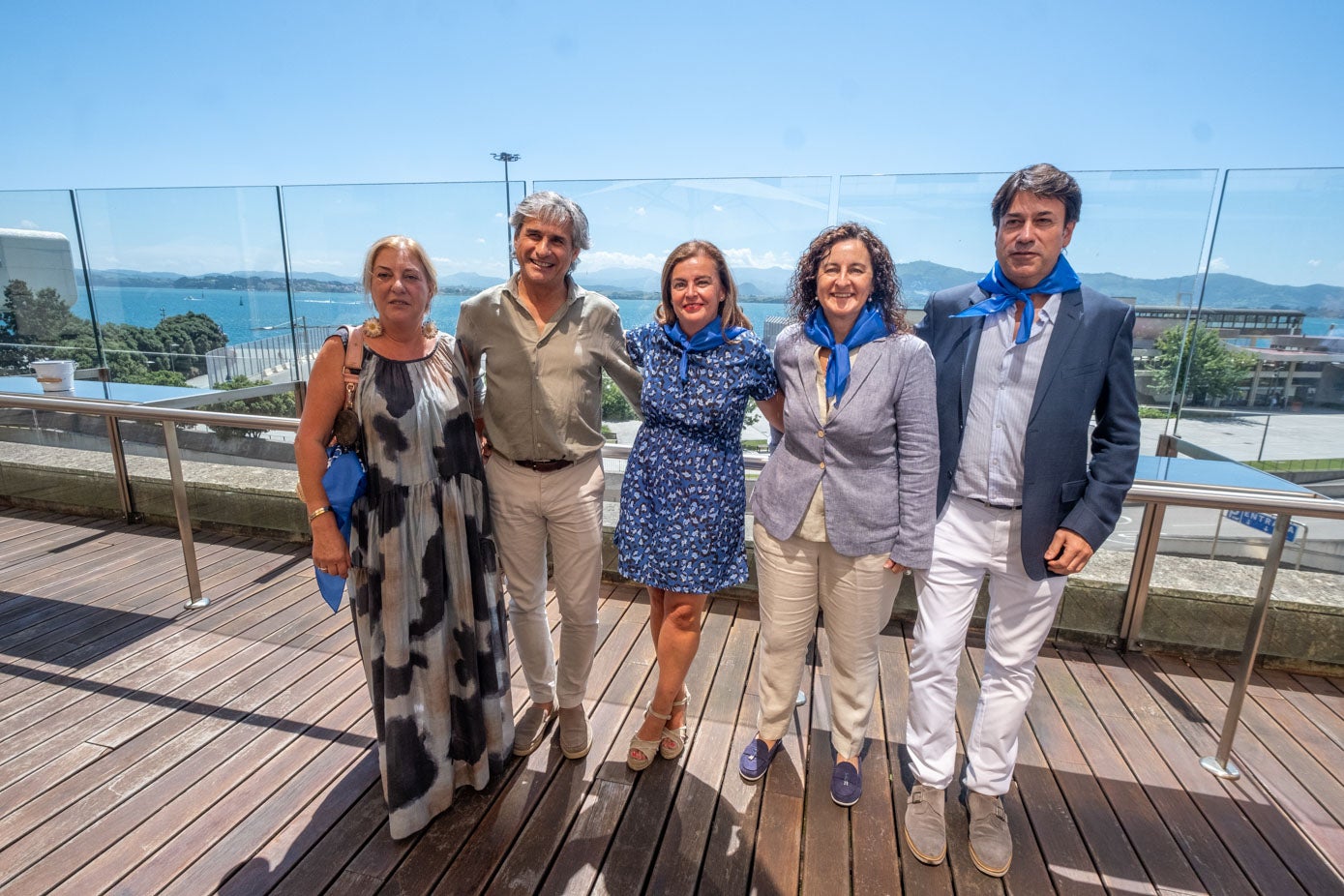 Alicia Salcines Samperio, Mariano Villameriel, Aurora Martínez-Osorio, María García San Emeterio y José Antonio Imbert.
