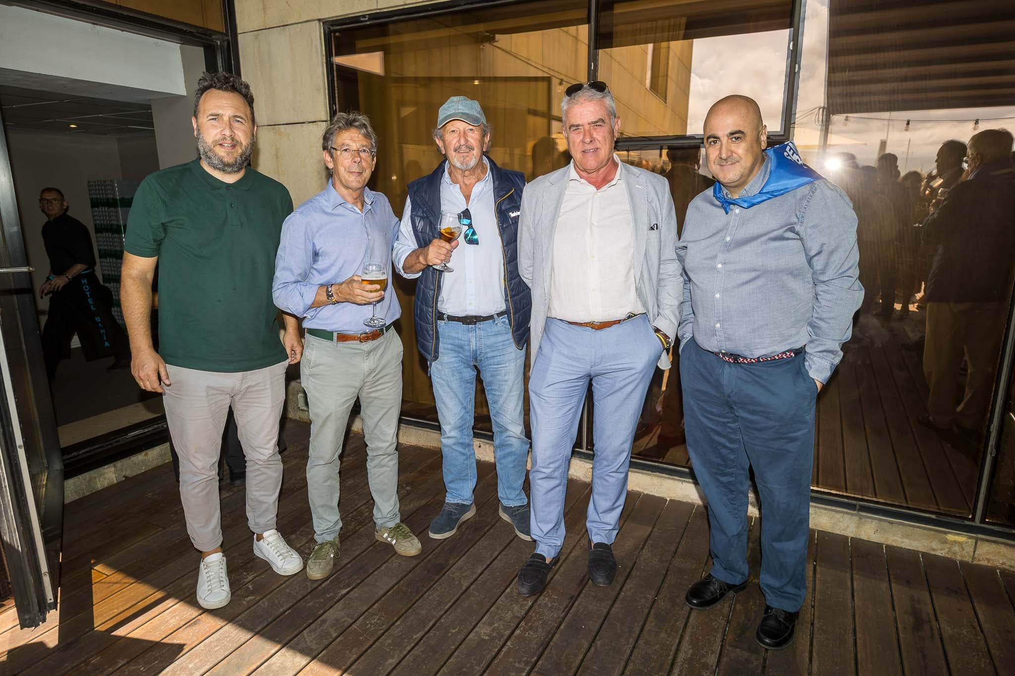 Eduardo de la Hera, Miguel Domínguez, Rafael Fernández, Tomás Gómez y Antonio Pineda.