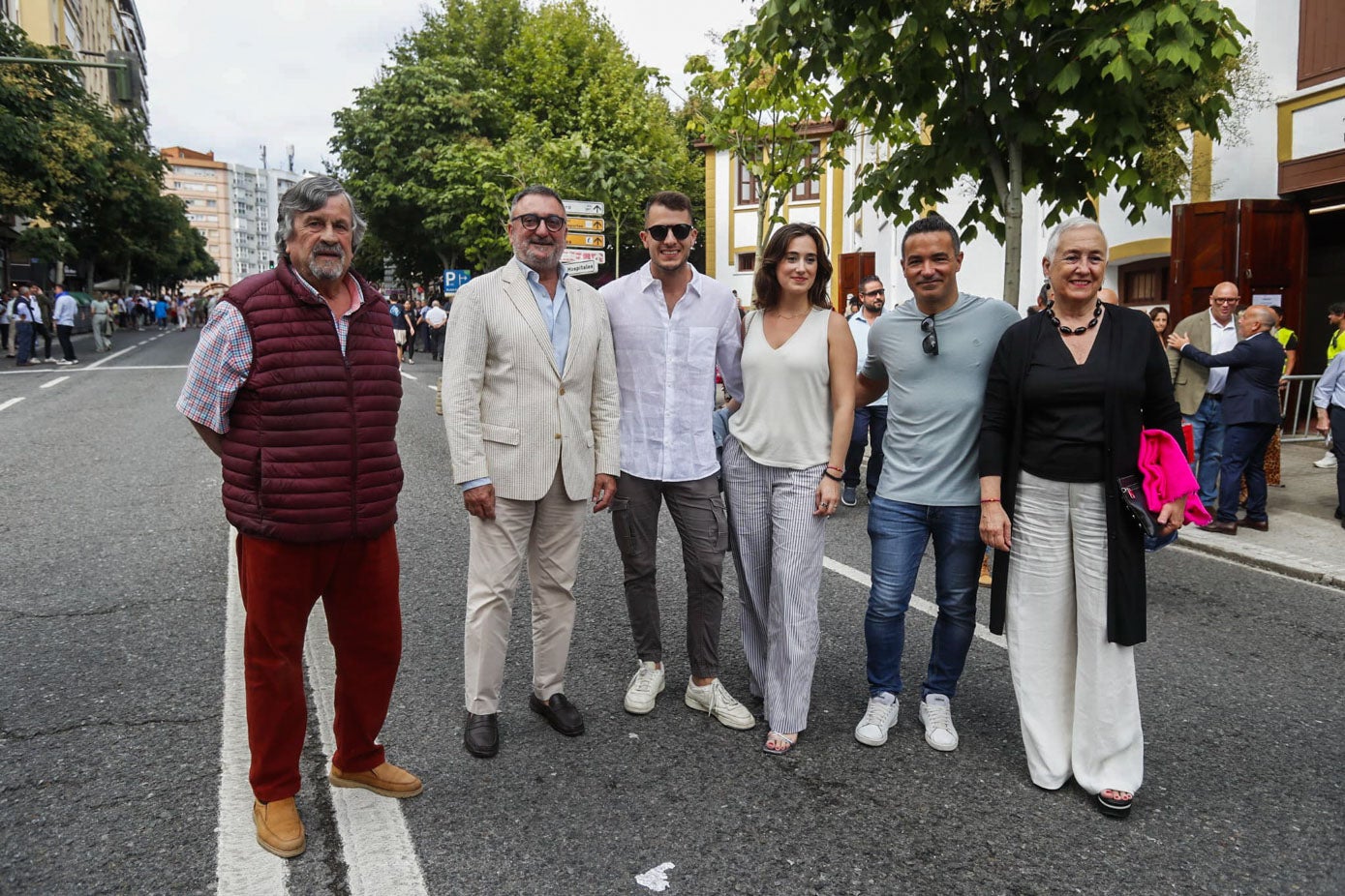 Elías Setién, Paco Calvo, Gonzalo Rodenes, Belén Calvo, Pablo Lozano y Pilar Guillén.