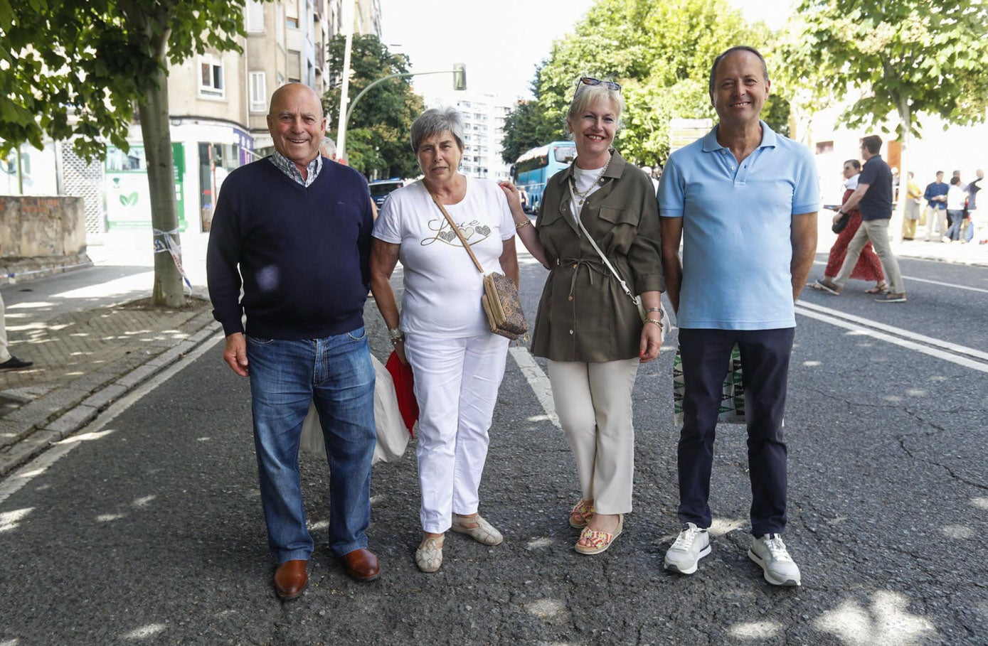 Ángel Miguel Pérez, Natividad Bolado, María Elena Mazo y Ricardo Toquero.