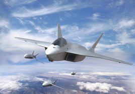 Recreaciones de los futuros aviones y drones no tripulados que aspira a gestionar Europa dentro del 'Plan FCAS'.