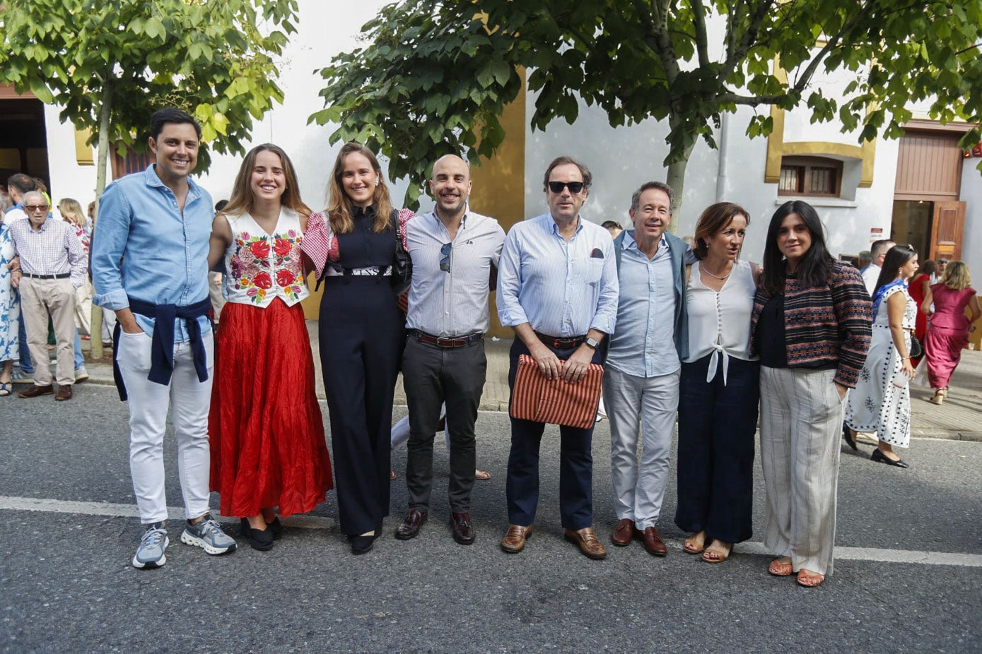 Joaquin Aparicio, Marta Carpio, María Carpio, Borja Holgado, Pepe Carpio, Nacho Rodríguez, Beatriz García y Cristina Rodríguez.