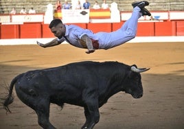 Los recortadores ofrecen espectaculares imágenes, como esta del año pasado en Santander.