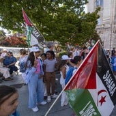 Concentración en favor del pueblo saharaui en Santander