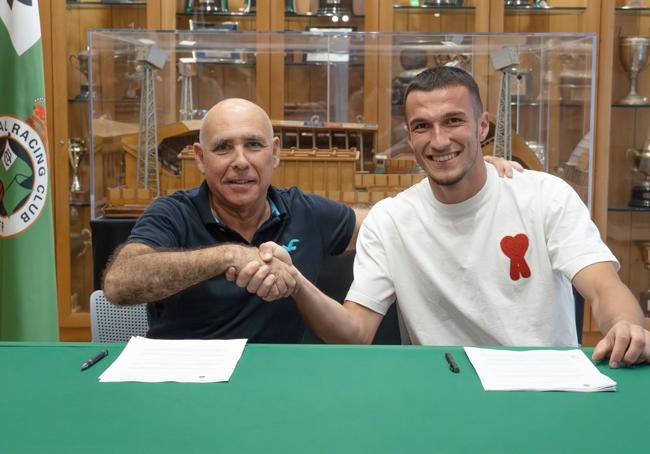 Higuera y Andreev, en los Campos de Sport,