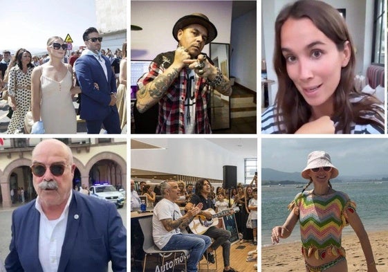 Algunos famosos que están pasando unos días en Cantabria este verano.