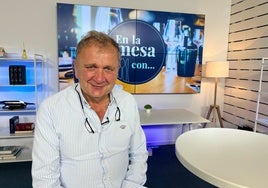 Lorenzo González, en las instalaciones de El Diario Montañés.