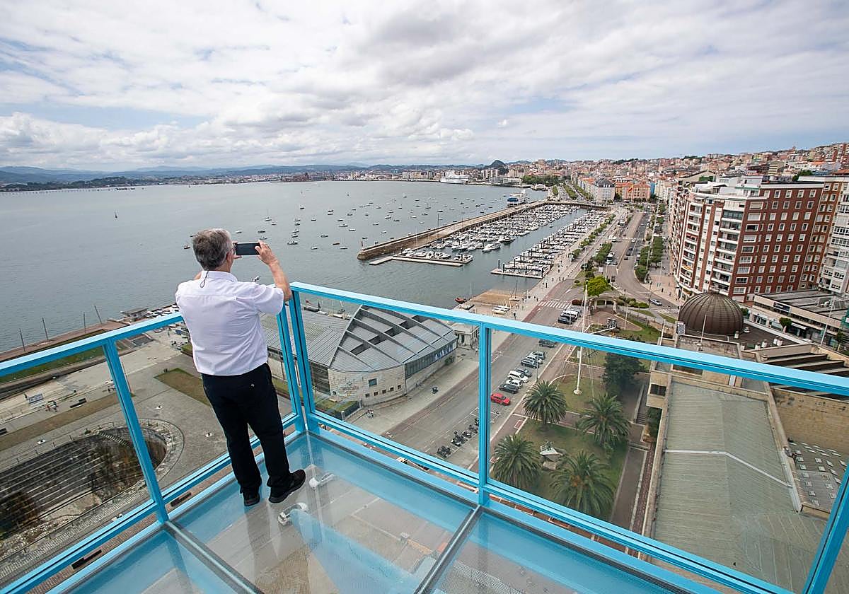 La bahía desde el cielo