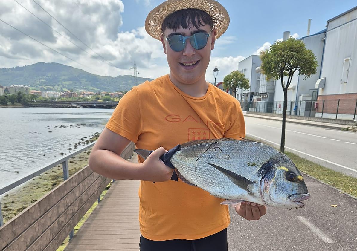 Una dorada de 3,2 kilos, en Maliaño