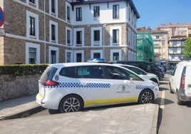 Coche de la Policía Local de San Vicente.